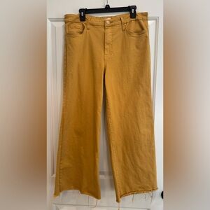 Kut from the Kloth Mustard Wide Leg Jeans